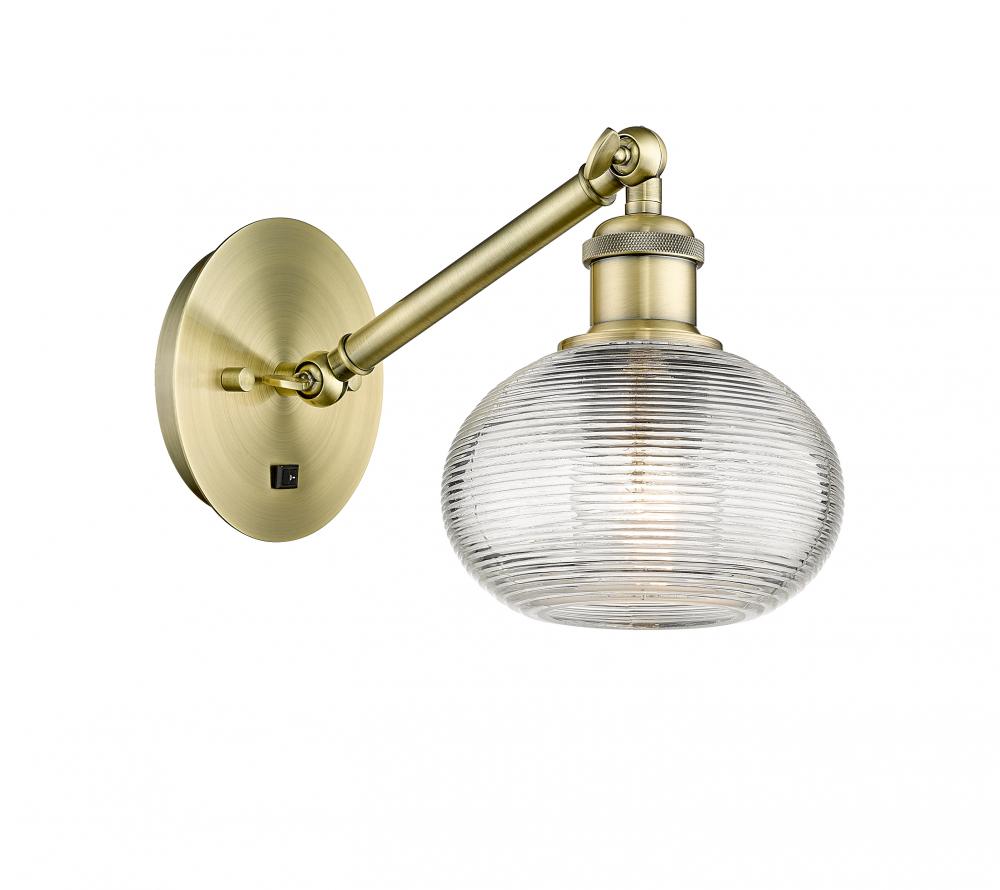 Ithaca - 1 Light - 6 inch - White Polished Chrome - Sconce