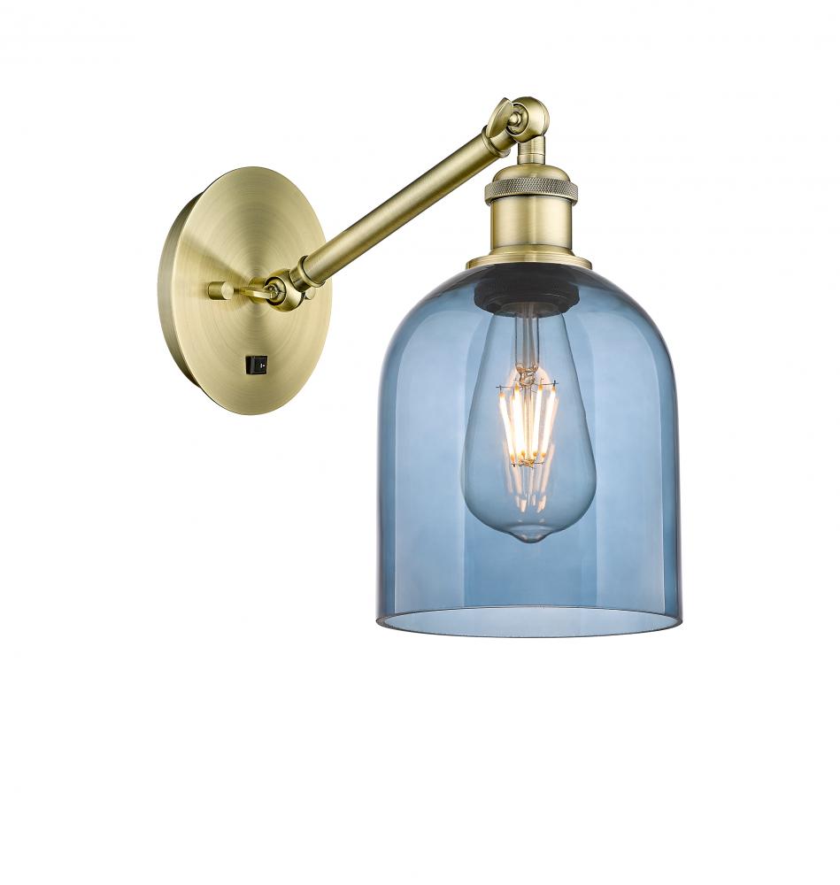 Bella - 1 Light - 6 inch - Satin Gold - Adjustable Sconce