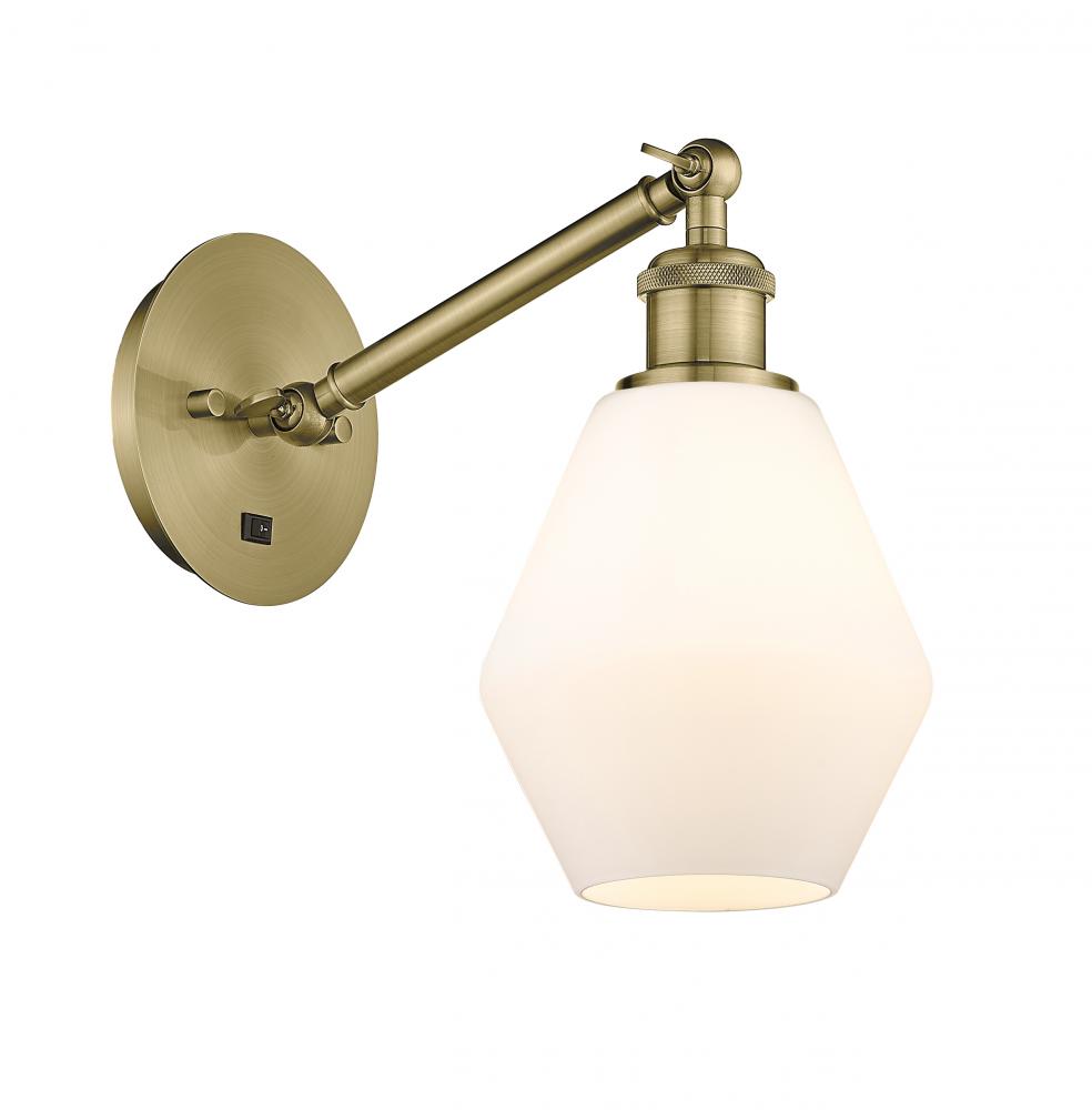 Cindyrella - 1 Light - 6 inch - Antique Brass - Adjustable Sconce