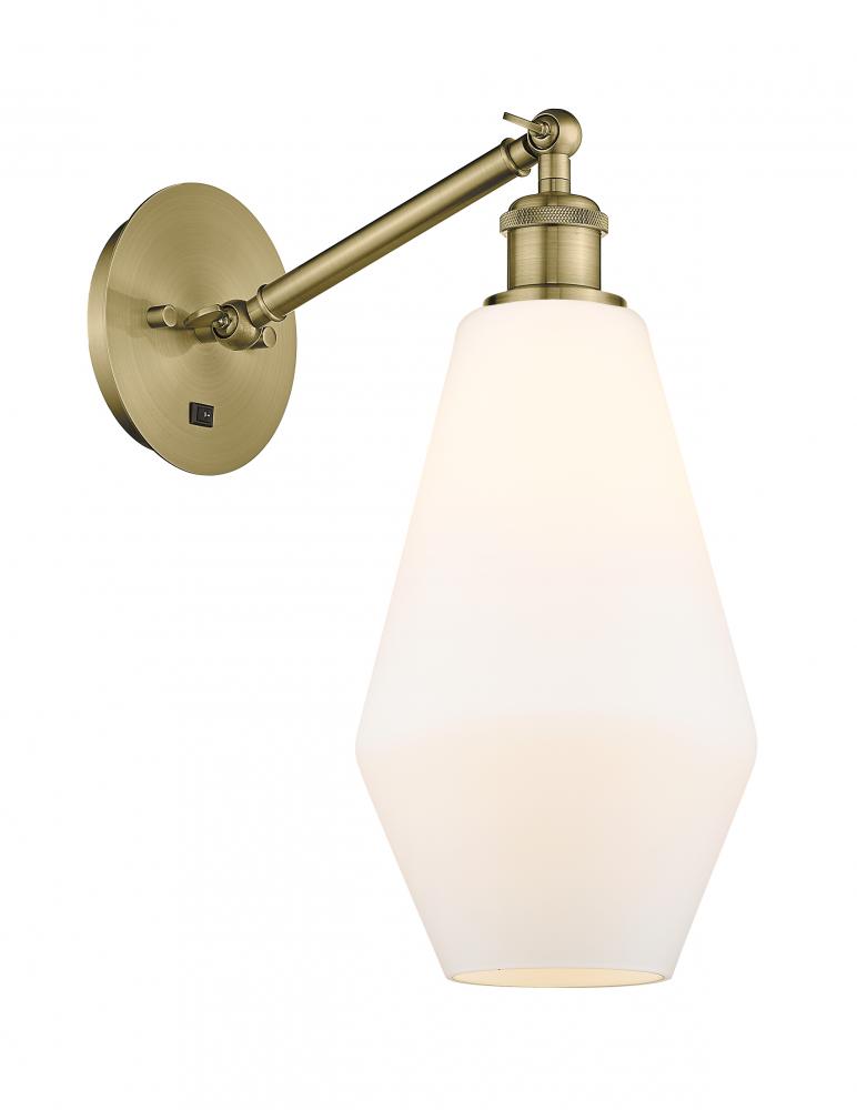 Cindyrella - 1 Light - 7 inch - White Polished Chrome - Sconce