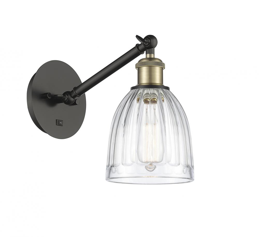 Brookfield - 1 Light - 6 inch - Black Antique Brass - Adjustable Sconce