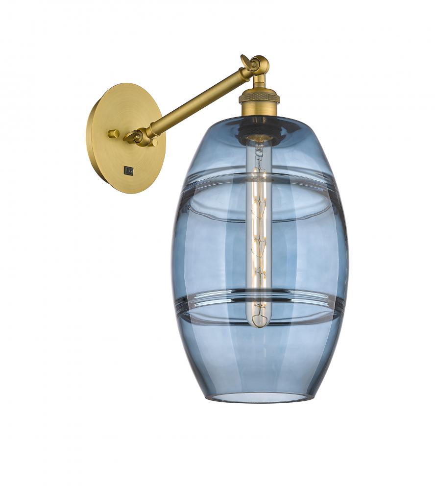 Vaz - 1 Light - 8 inch - Brushed Brass - Sconce