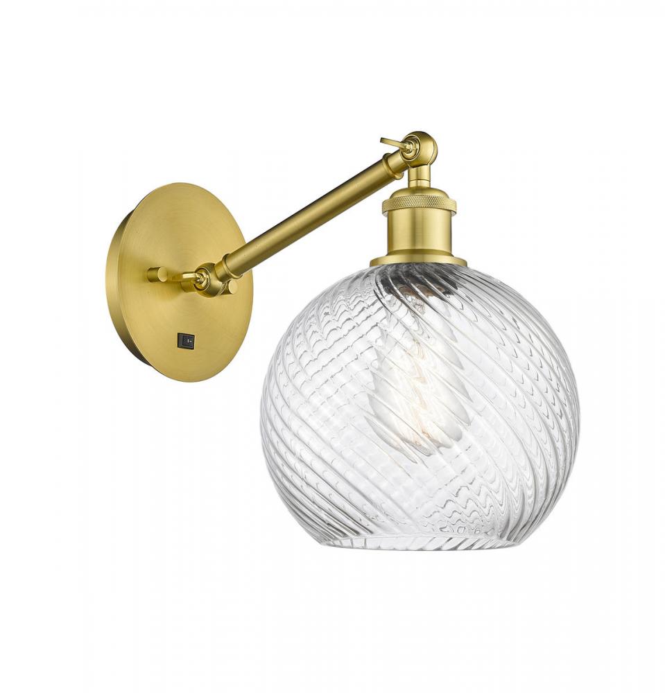 Twisted Swirl 1 Light Sconce part of the Ballston Collection