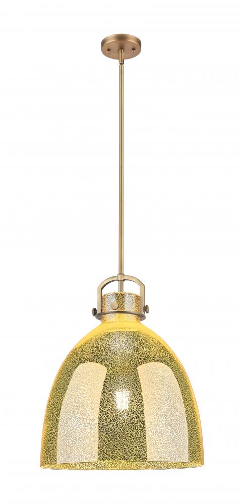 Newton Bell - 1 Light - 16 inch - Brushed Brass - Pendant