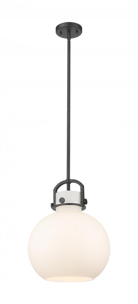 Newton Sphere - 1 Light - 12 inch - Matte Black - Mini Pendant