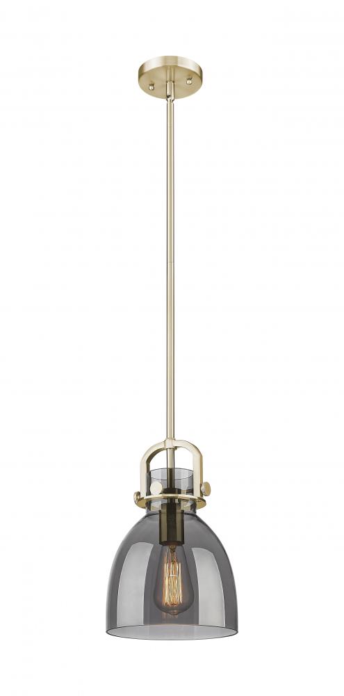 Newton Bell - 1 Light - 8 inch - Champagne Bronze - Mini Pendant