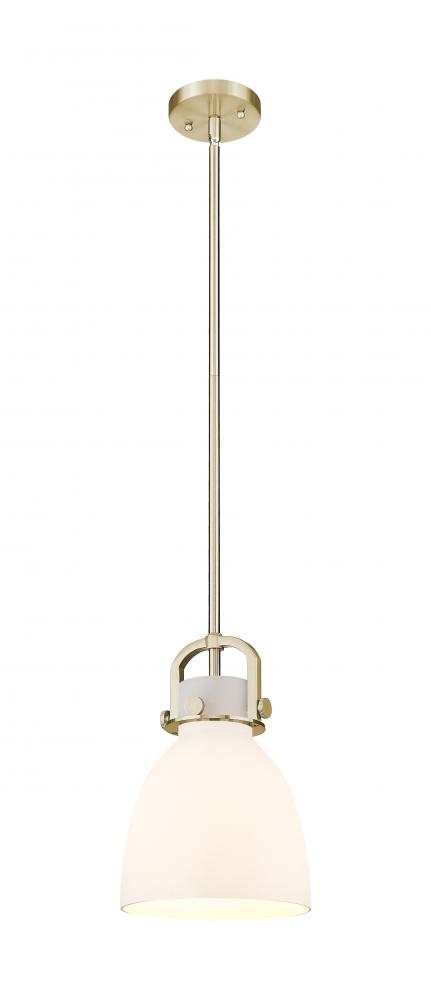 Newton Bell - 1 Light - 8 inch - Champagne Bronze - Mini Pendant
