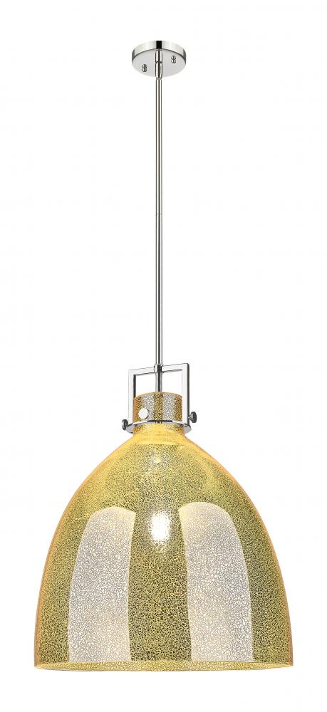 Newton Bell - 1 Light - 18 inch - Polished Nickel - Pendant