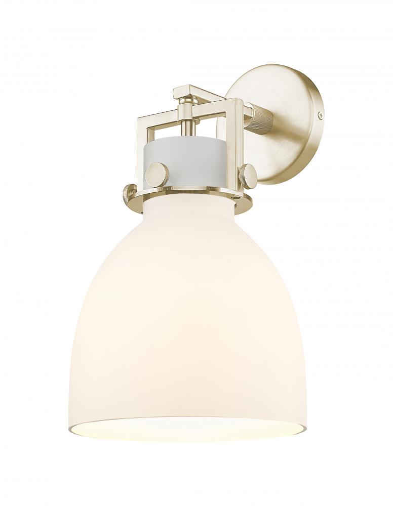 Newton Bell - 1 Light - 8 inch - Champagne Bronze - Sconce