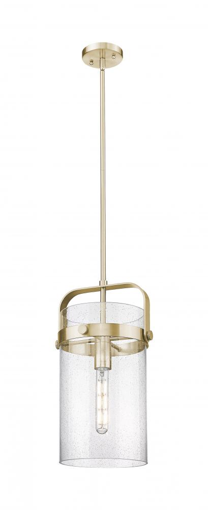 Pilaster - 1 Light - 8 inch Glass - Champagne Bronze - Pendant