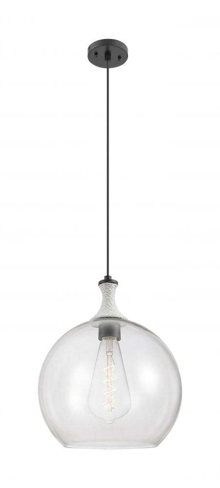 Astor - 1 Light - 14 inch - Matte Black - Cord hung - Pendant