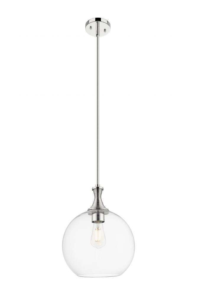 Astor - 1 Light - 12 inch - Polished Nickel - Mini Pendant