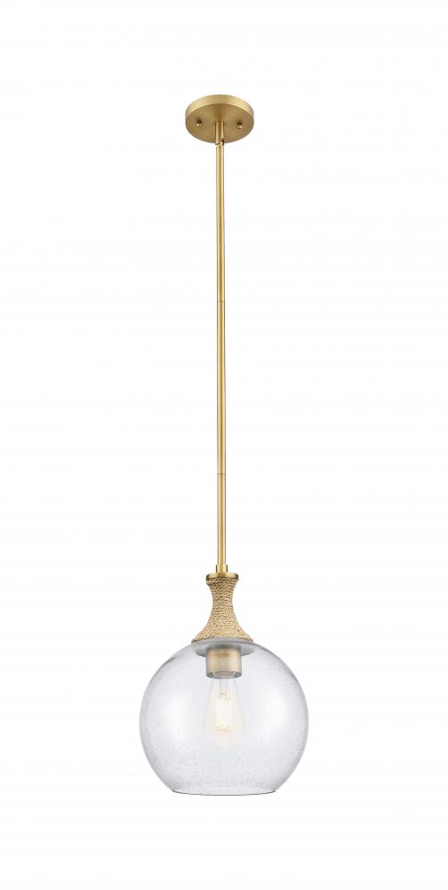 Astor - 1 Light - 10 inch - Brushed Brass - Mini Pendant