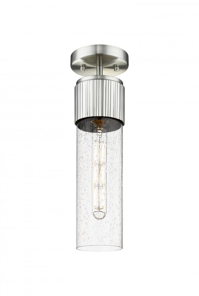 Bolivar - 1 Light - 5 inch - Satin Nickel - Semi-Flush Mount