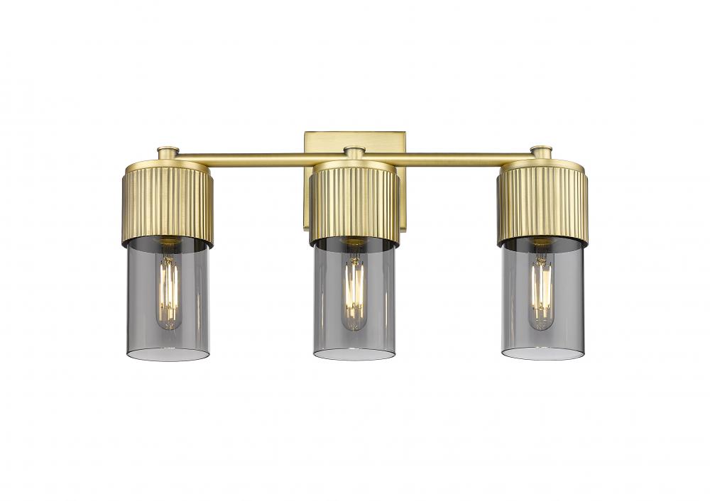 Bolivar - 3 Light - 21 inch - Brushed Brass - Bath Vanity Light