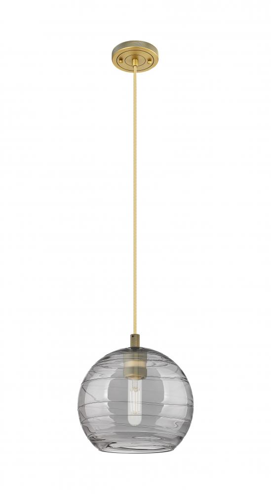 Crown Point - 1 Light - 8 inch - Brushed Brass - Pendant