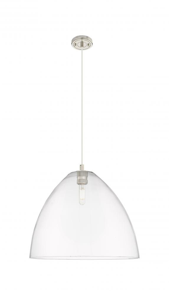 Crown Point - 1 Light - 16 inch - Polished Nickel - Pendant