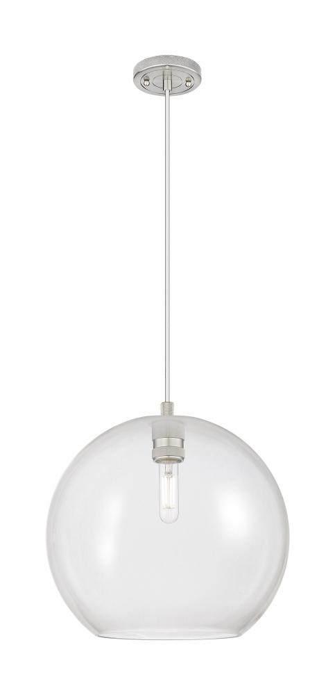 Crown Point - 1 Light - 12 inch - Satin Nickel - Pendant