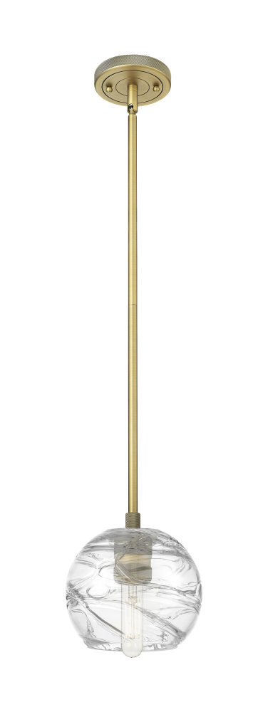 Crown Point - 1 Light - 6 inch - Brushed Brass - Pendant