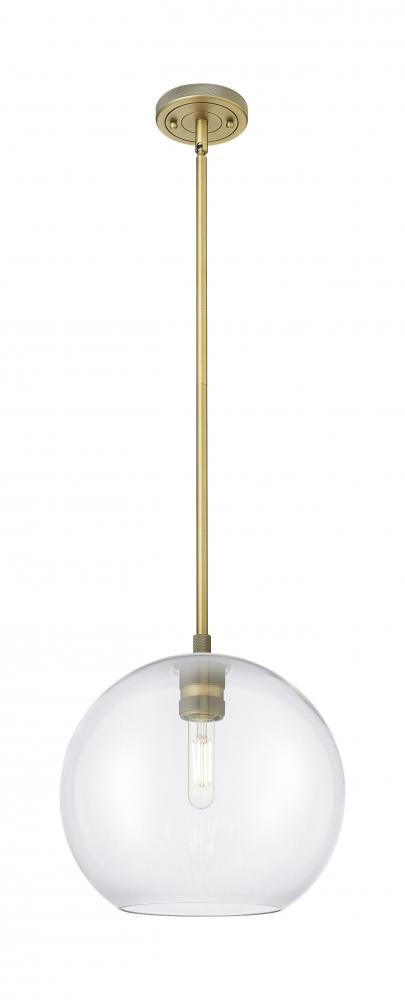 Crown Point - 1 Light - 10 inch - Brushed Brass - Pendant
