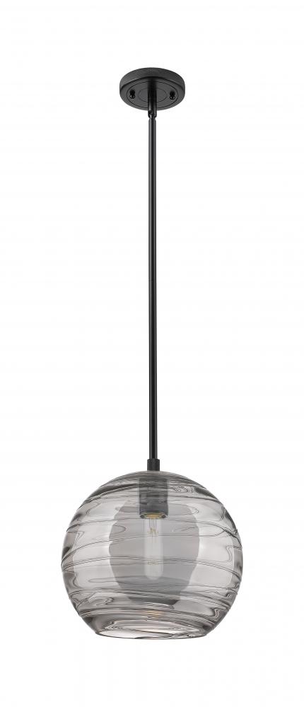 Crown Point - 1 Light - 10 inch - Matte Black - Pendant