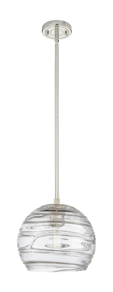 Crown Point - 1 Light - 8 inch - Polished Nickel - Pendant