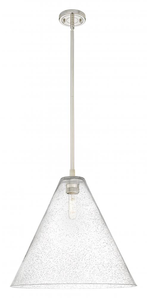 Crown Point - 1 Light - 16 inch - Polished Nickel - Pendant