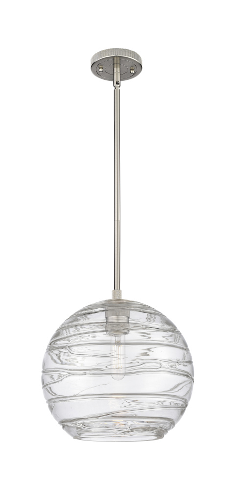 Crown Point - 1 Light - 10 inch - Satin Nickel - Pendant