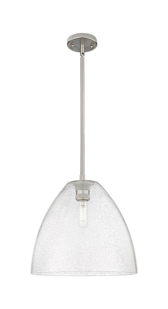 Crown Point - 1 Light - 12 inch - Satin Nickel - Pendant