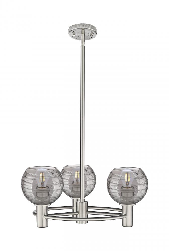Crown Point - 3 Light - 20 inch - Satin Nickel - Pendant