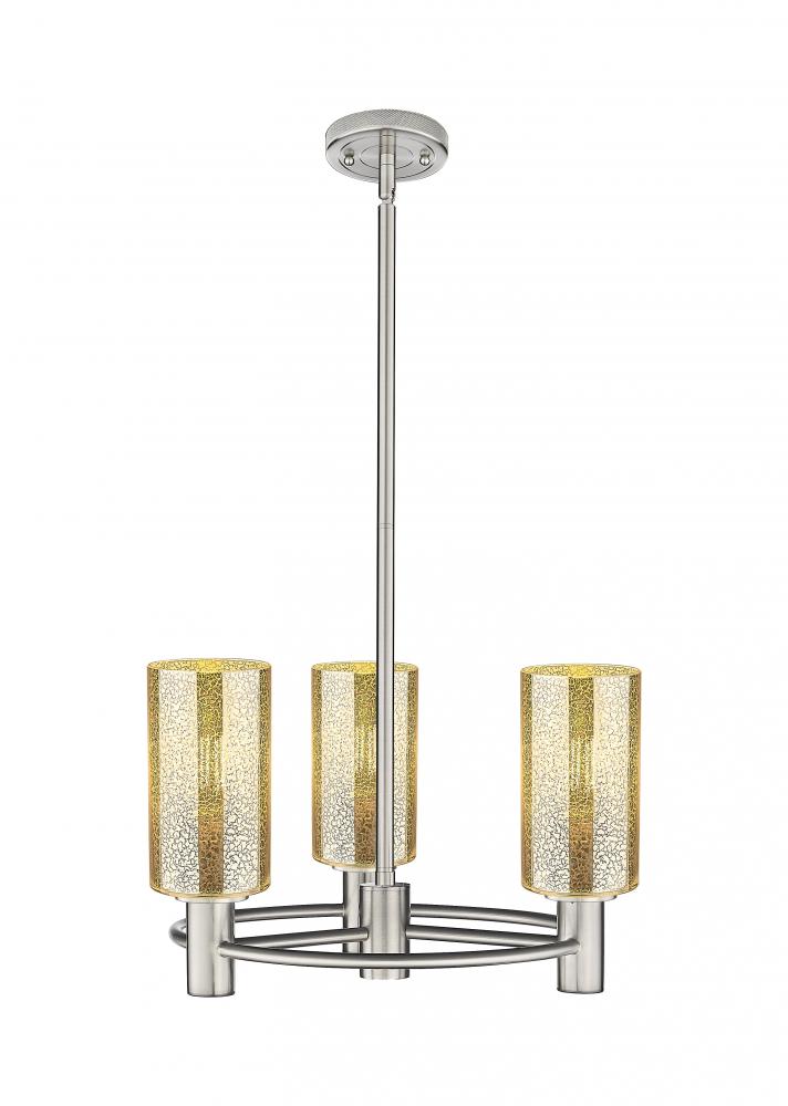 Crown Point - 3 Light - 18 inch - Satin Nickel - Pendant