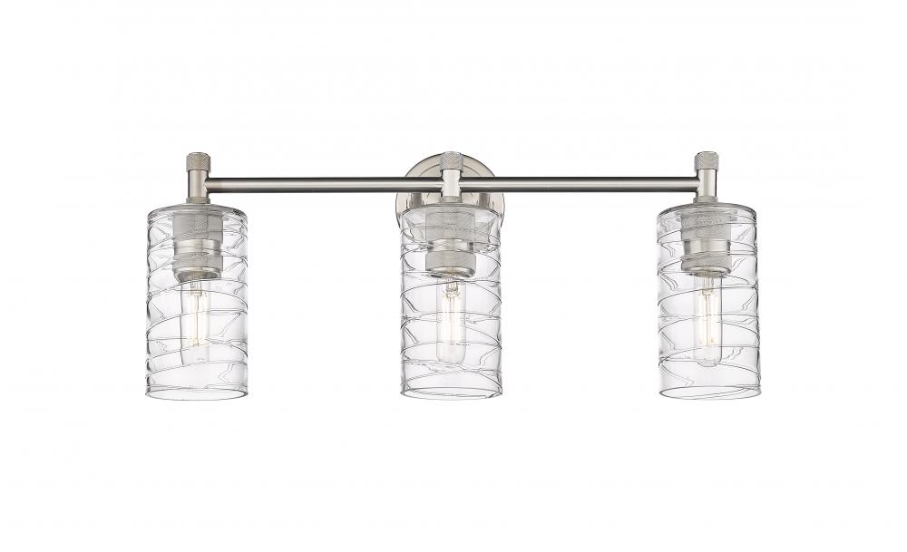 Crown Point - 3 Light - 24 inch - Satin Nickel - Bath Vanity Light