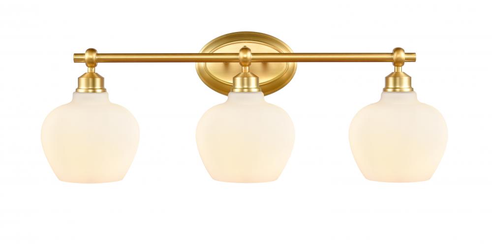 Amina - 3 Light - 27 inch - Satin Gold - Bath Vanity Light
