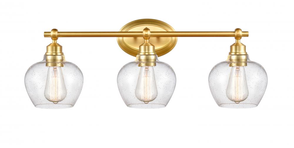 Amina - 3 Light - 27 inch - Satin Gold - Bath Vanity Light