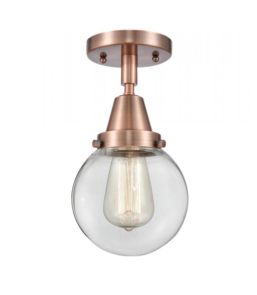 Beacon - 1 Light - 6 inch - Antique Copper - Semi-Flush Mount