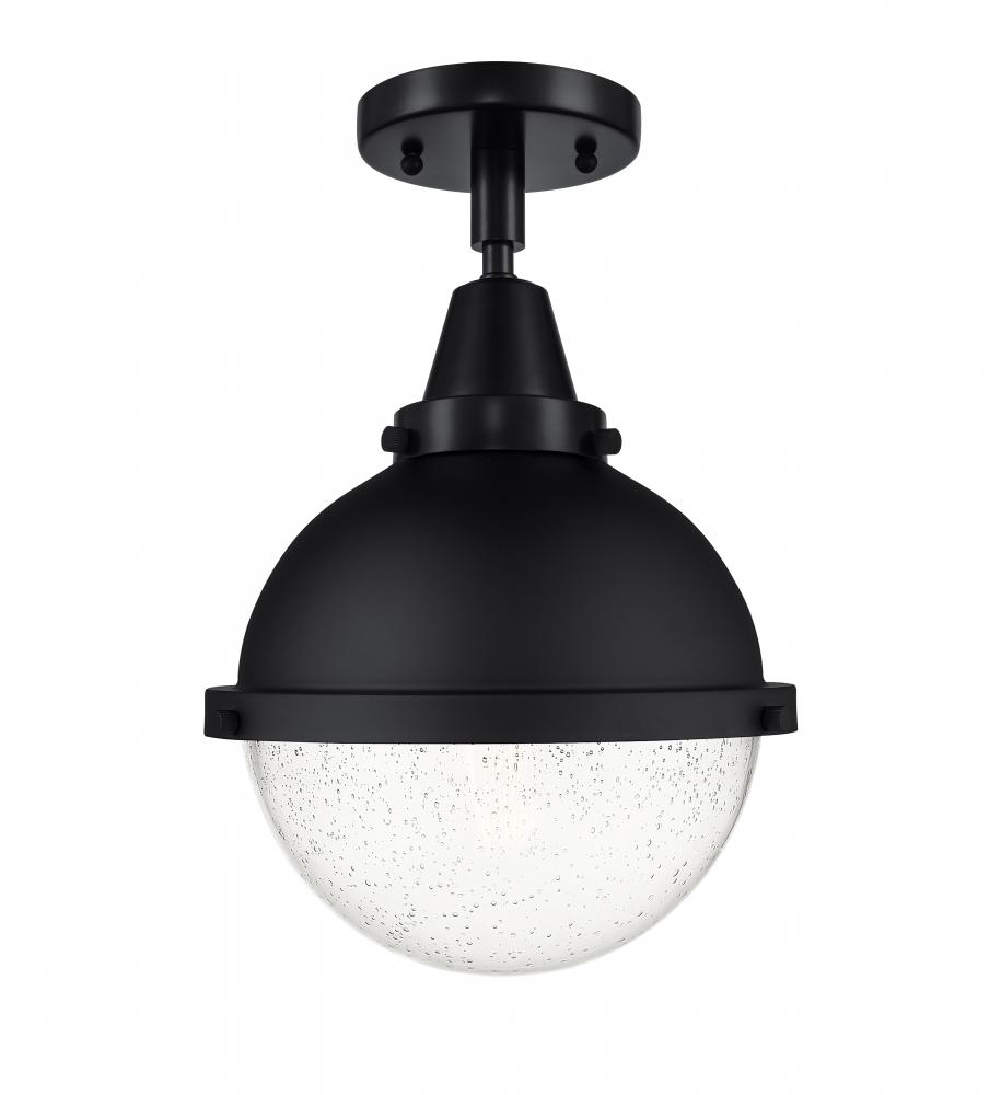 Hampden - 1 Light - 9 inch - Matte Black - Semi-Flush Mount