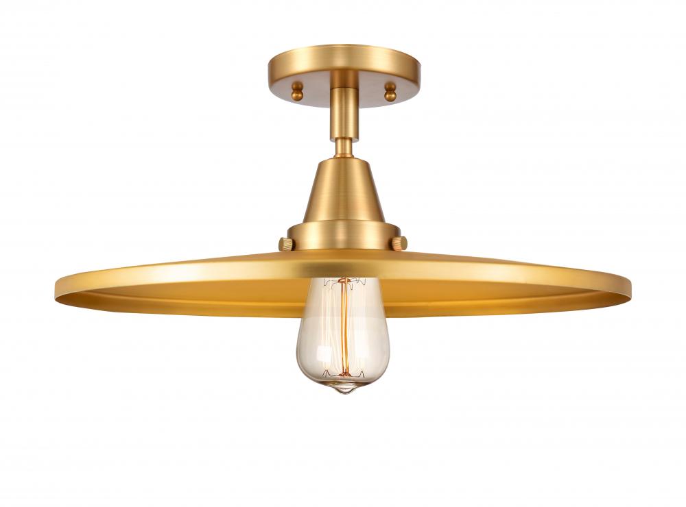 Appalachian - 1 Light - 16 inch - Satin Gold - Semi-Flush Mount