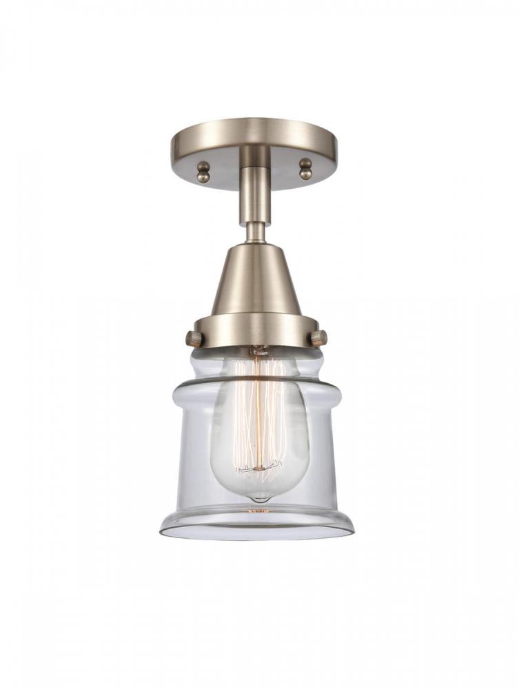 Canton - 1 Light - 6 inch - Brushed Satin Nickel - Semi-Flush Mount
