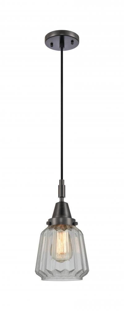 Chatham - 1 Light - 7 inch - Matte Black - Mini Pendant