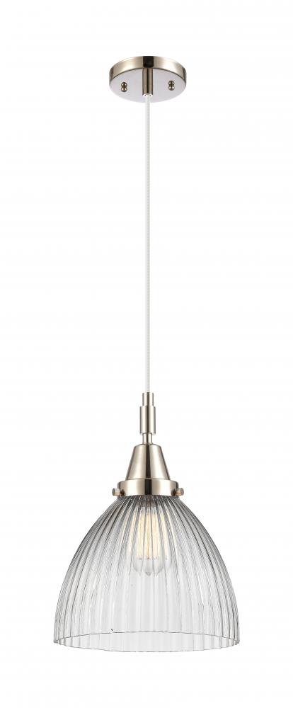 Seneca Falls - 1 Light - 10 inch - Polished Nickel - Mini Pendant