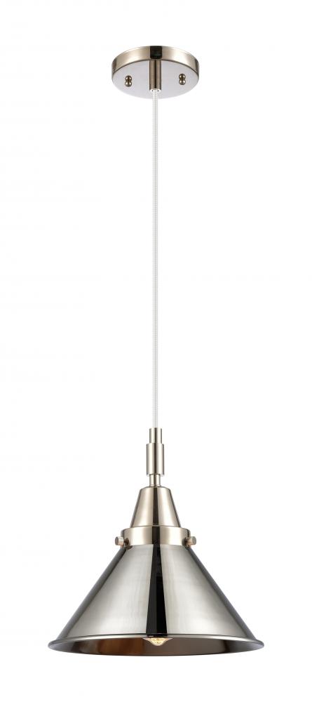 Briarcliff - 1 Light - 10 inch - Polished Nickel - Mini Pendant