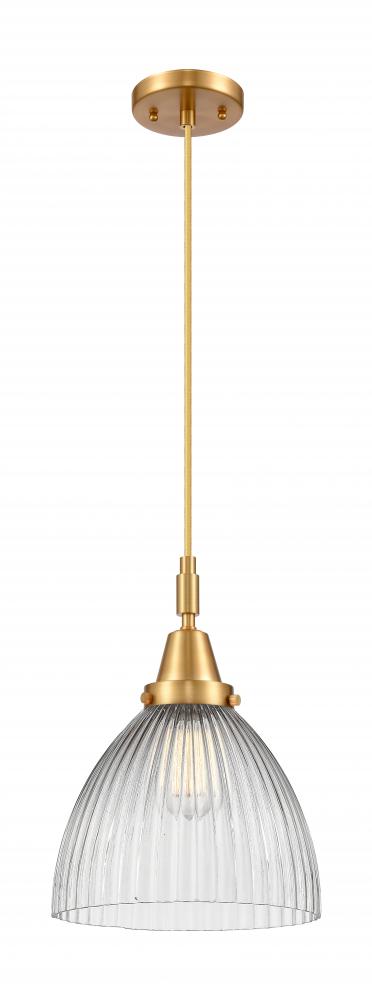 Seneca Falls - 1 Light - 10 inch - Satin Gold - Mini Pendant