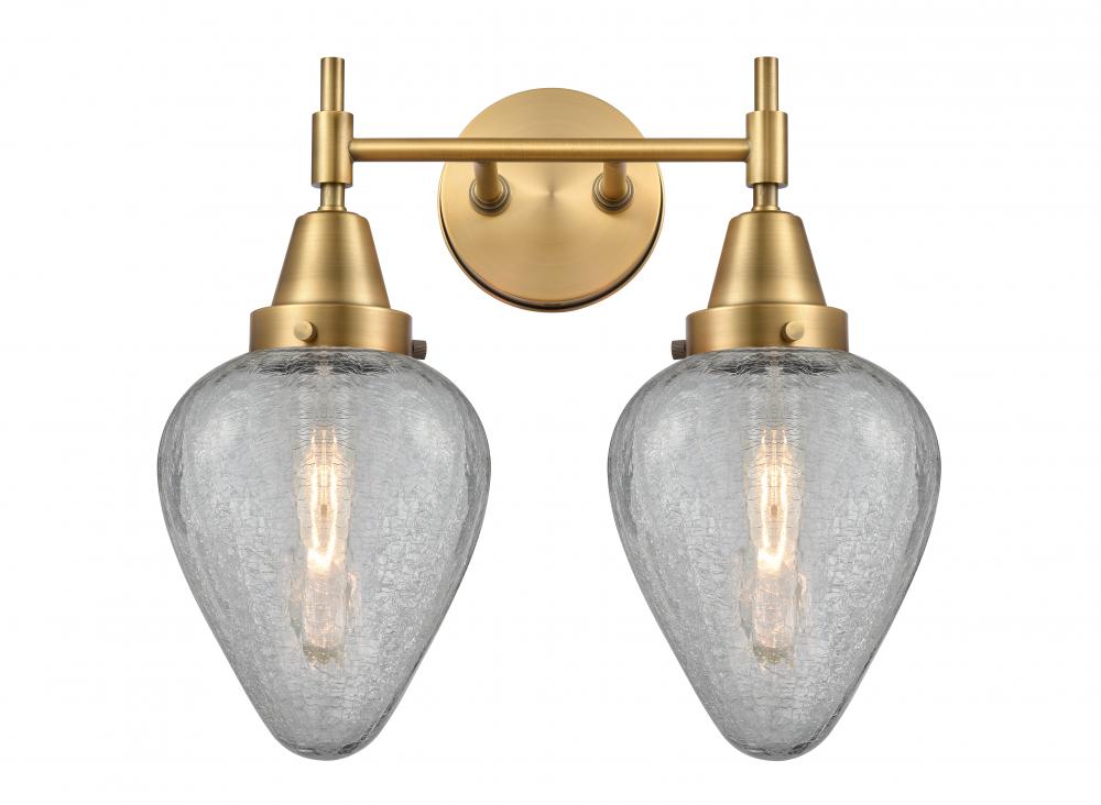 Geneseo - 2 Light - 16 inch - Brushed Brass - Bath Vanity Light