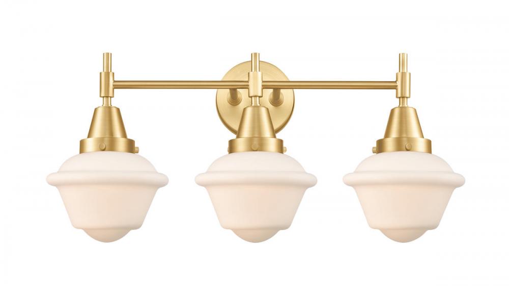 Oxford - 3 Light - 26 inch - Satin Gold - Bath Vanity Light