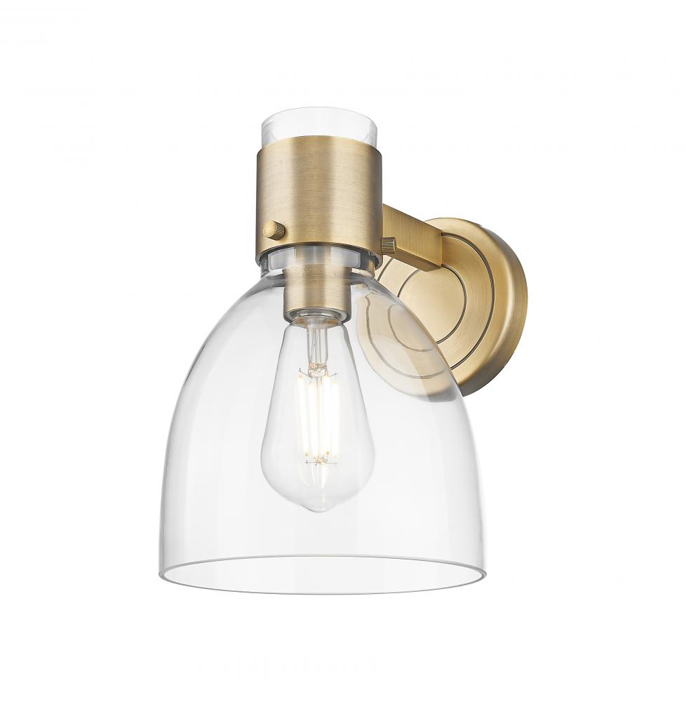 Lawton Bell - 1 Light - 8 inch - Brushed Brass - Sconce