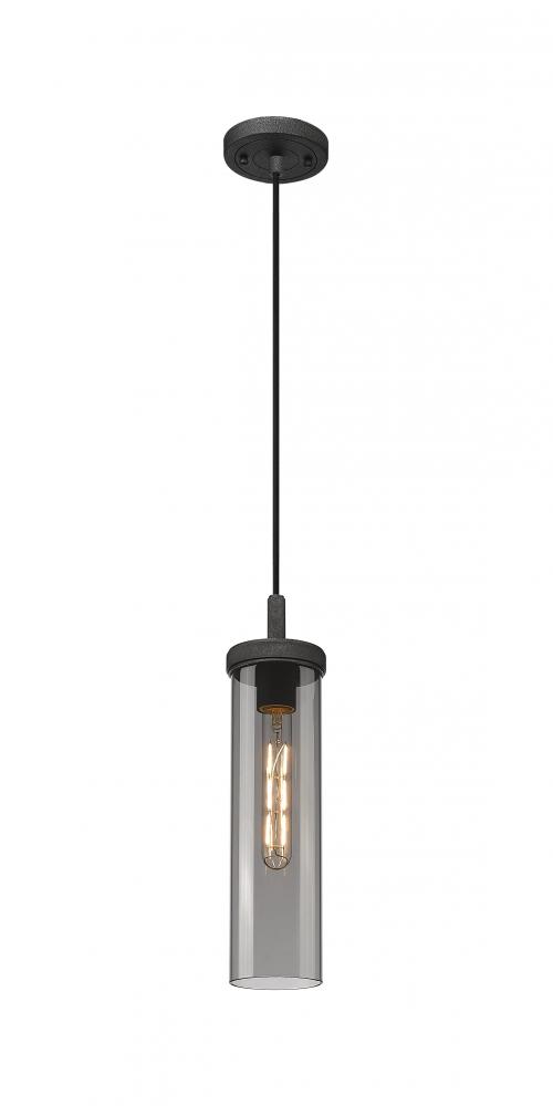 Lincoln - 1 Light - 4 inch - Weathered Zinc - Cord Hung Pendant
