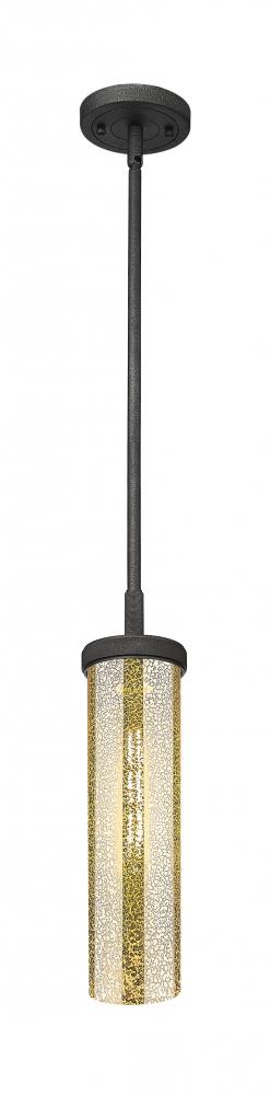 Lincoln - 1 Light - 4 inch - Weathered Zinc - Pendant