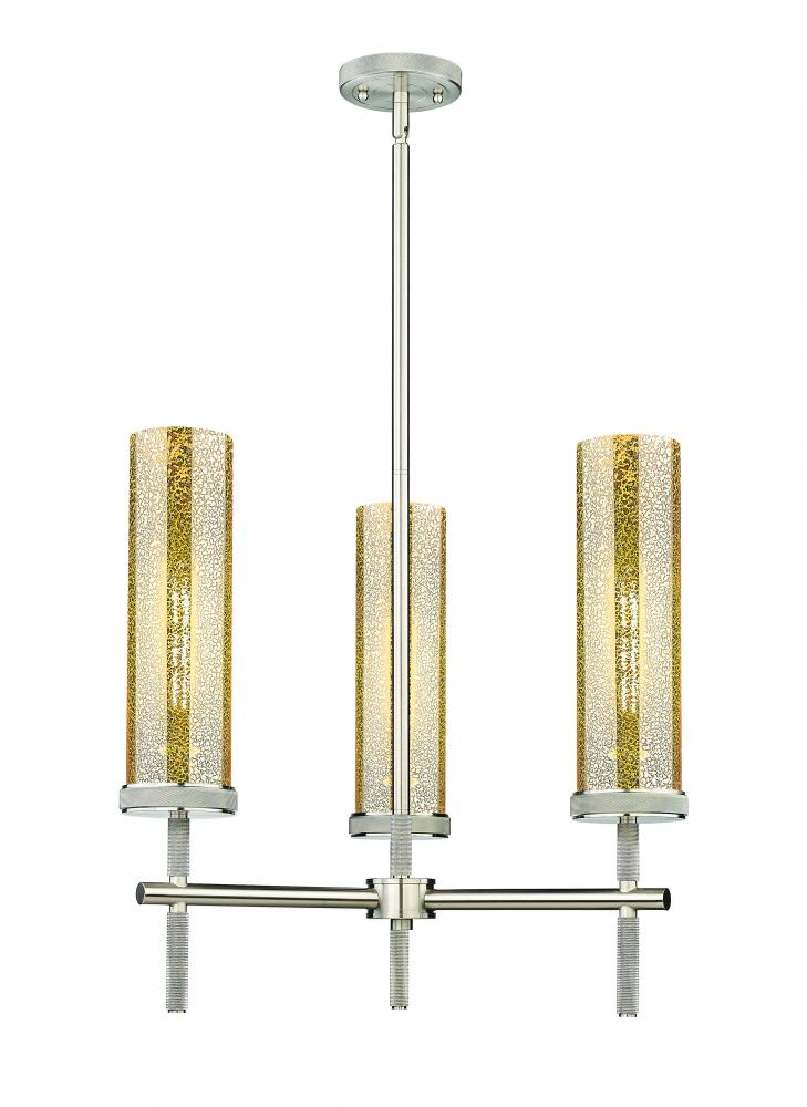 Lincoln - 3 Light - 21 inch - Satin Nickel - Pendant