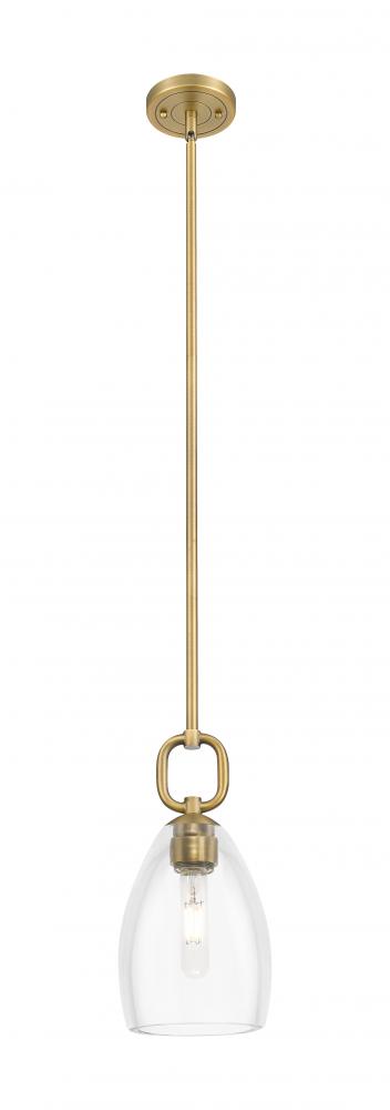 Hudson - 1 Light - 6 inch - Brushed Brass - Mini Pendant