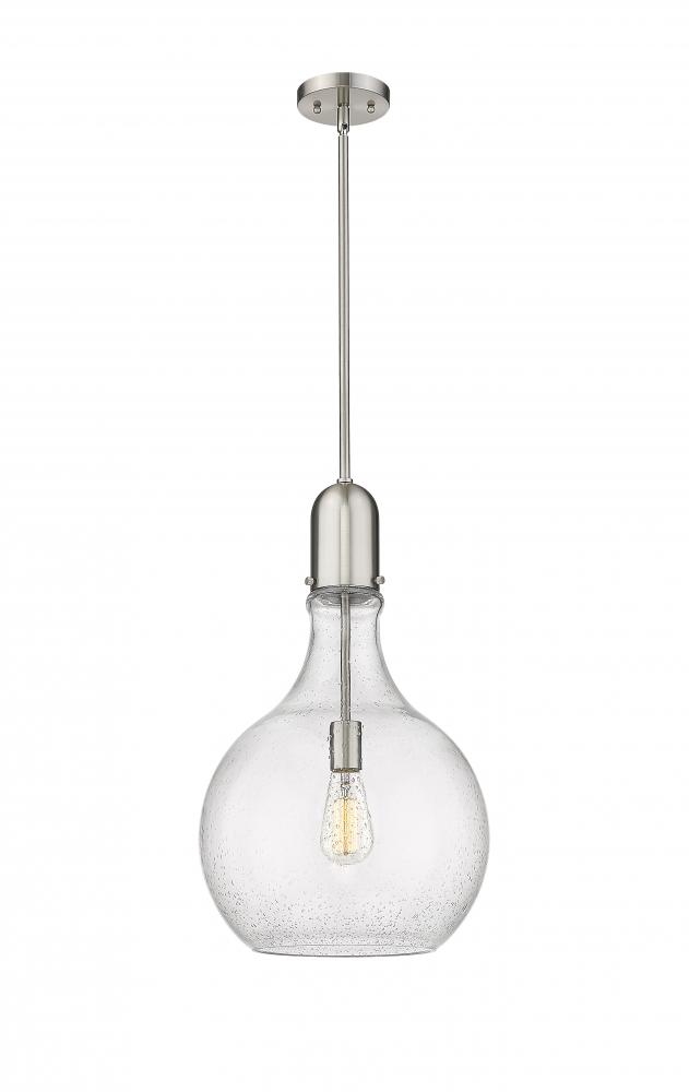 Amherst - 1 Light - 14 inch - Brushed Satin Nickel - Stem hung - Pendant